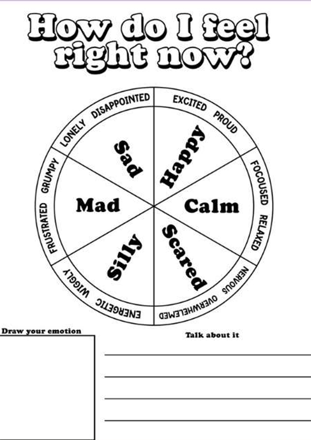 Emotional Wheel (Blank)